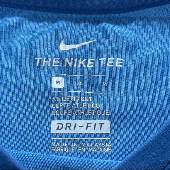 Nike Dri Fit Men's Blue Graphic Tee T-Shirt Men’s Medium EUC - Picture 4 of 6